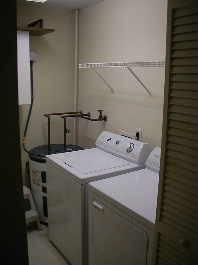 In-unit washer and dryer included with apartment